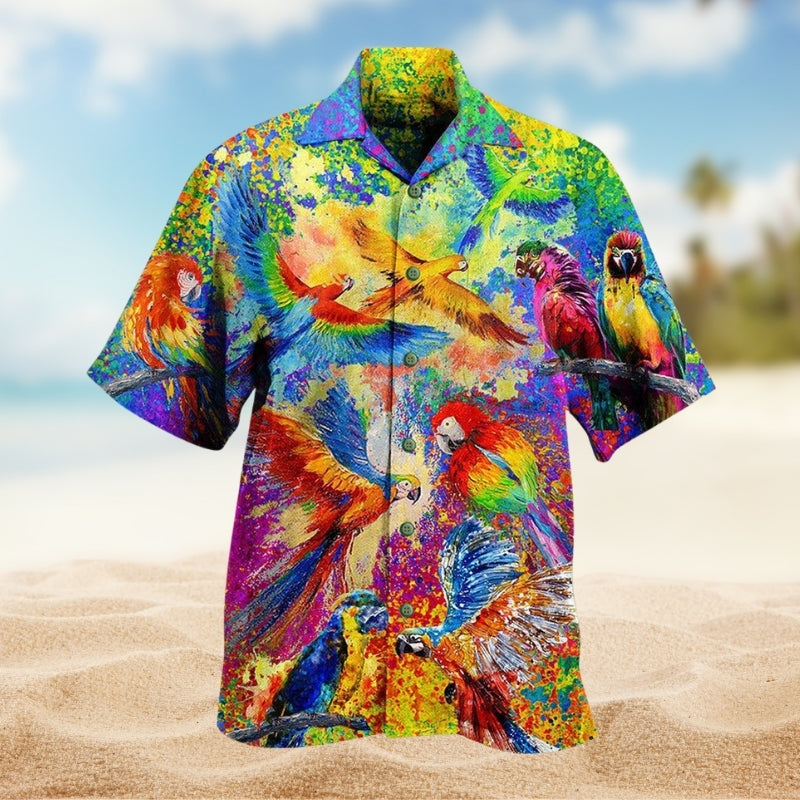 Parrot Love Color Limited Edition – Hawaiian Shirt