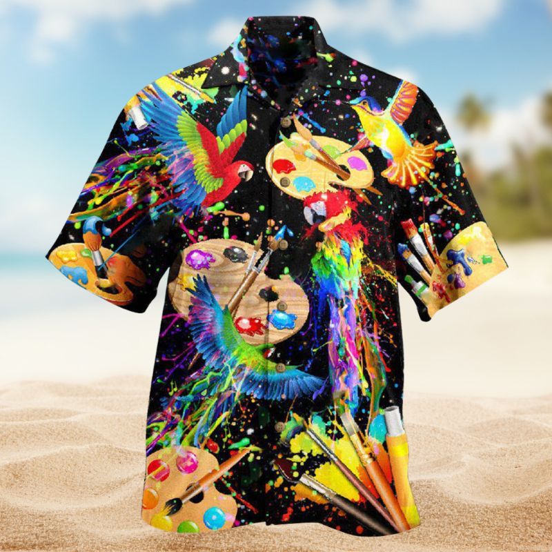 Parrot Painting Your Dream Edition – Hawaiian Shirt