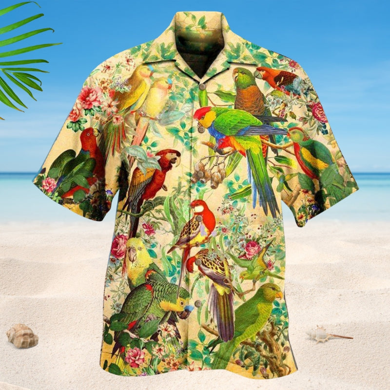 Parrot Vintage Style – Hawaiian Shirt