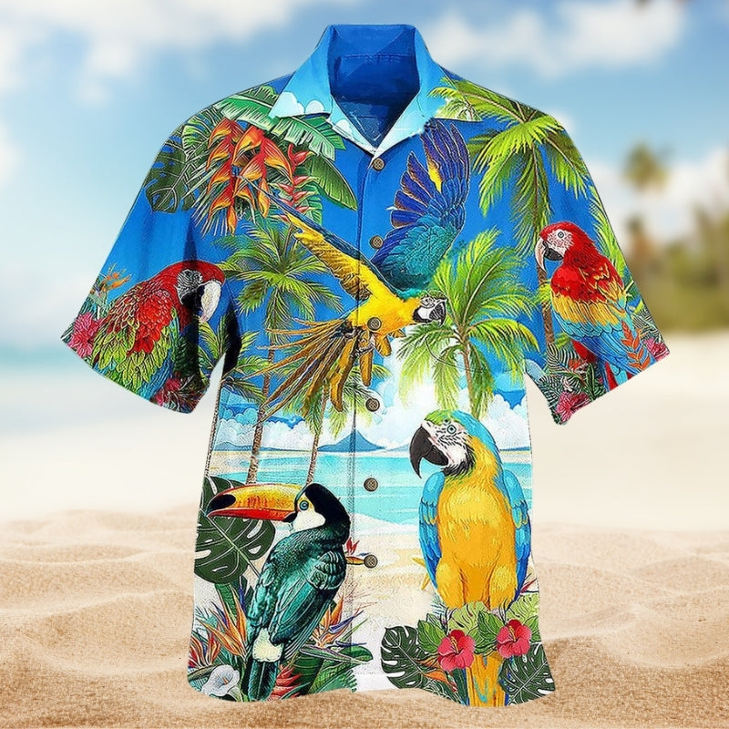 Parrots High By The Beach Limited Edition – Hawaiian Shirt