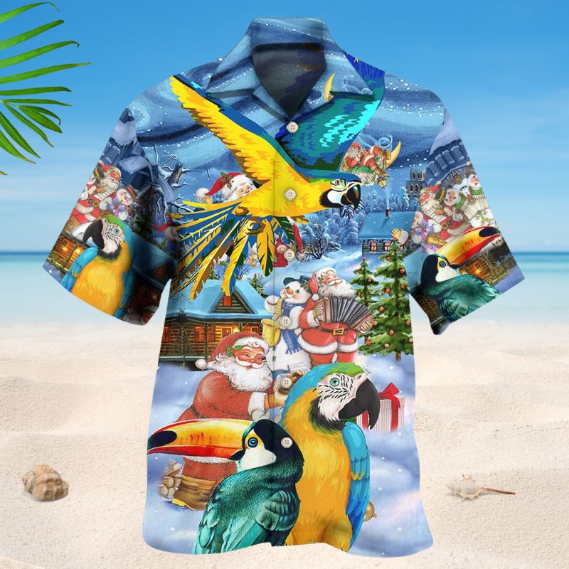 Parrots High By The Beach Style – Hawaiian Shirt