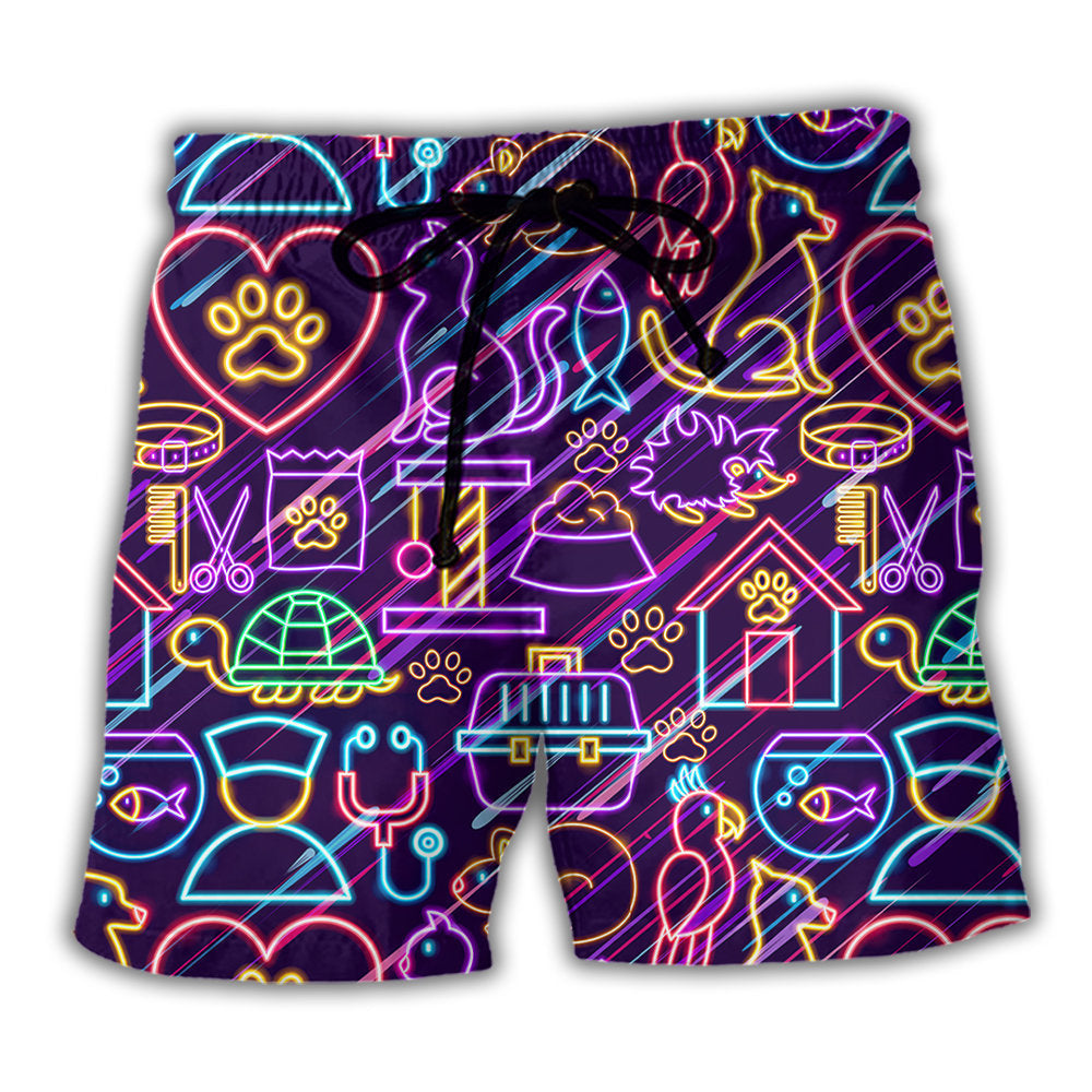 Colorful Pet Lover Stunning – Beach Short