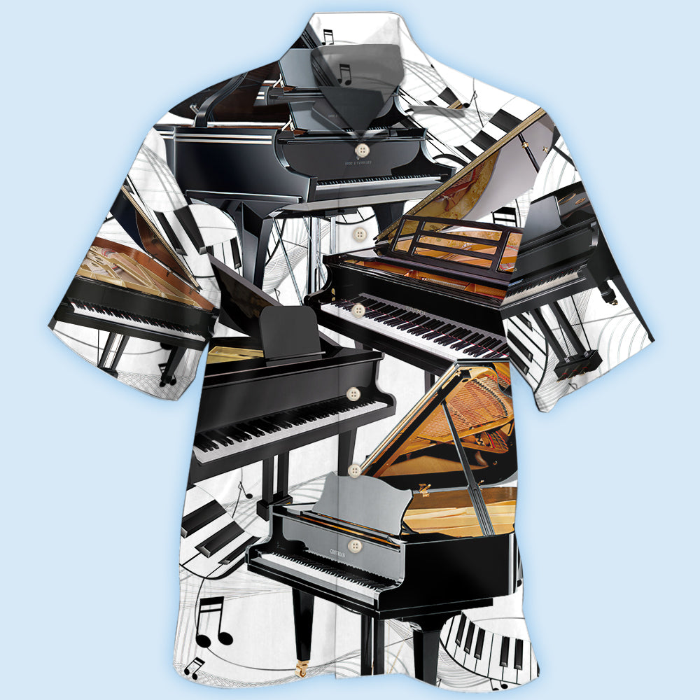 Luxury Piano Artistic Style – Hawaiian Shirt
