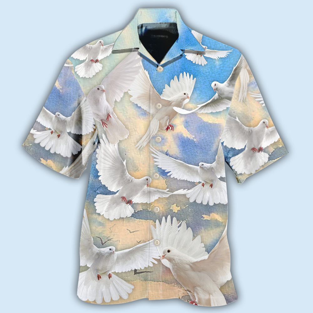 Pigeon Blue Sky Style – Hawaiian Shirt