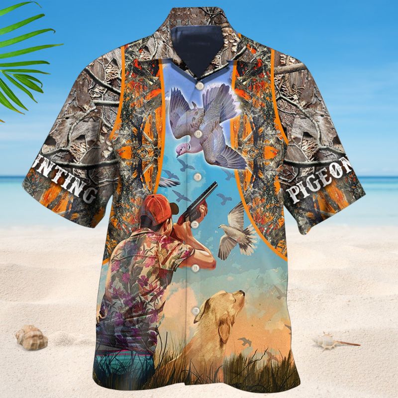 Pigeon Hunting Outdoor Style – Hawaiian Shirt