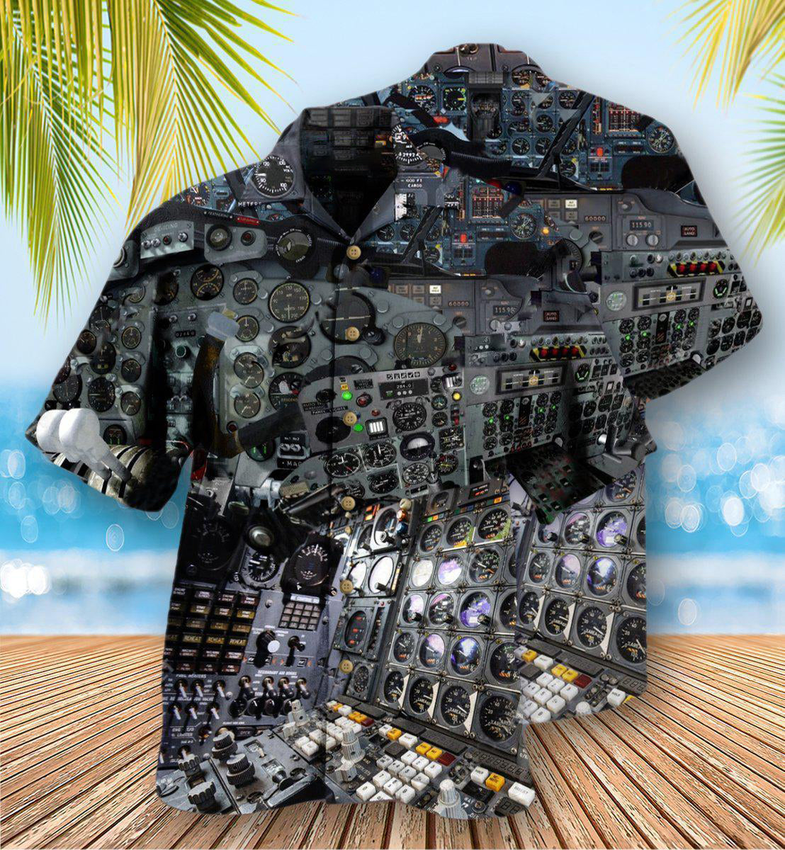 Funny Pilot Pride Vintage Style - Hawaiian Shirt