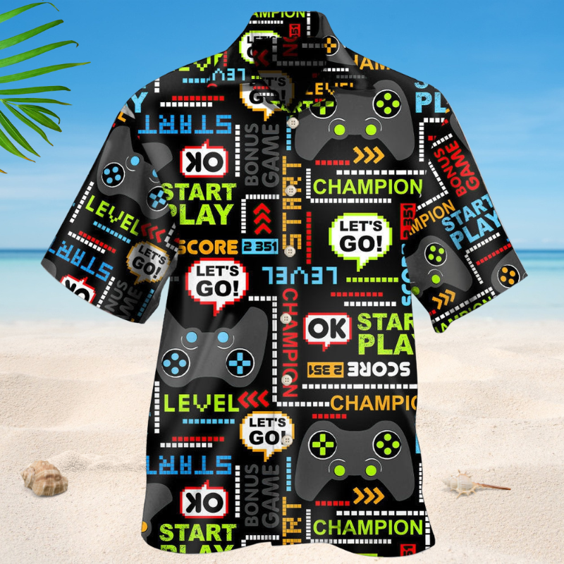 Play Game Let’s Go Style – Hawaiian Shirt