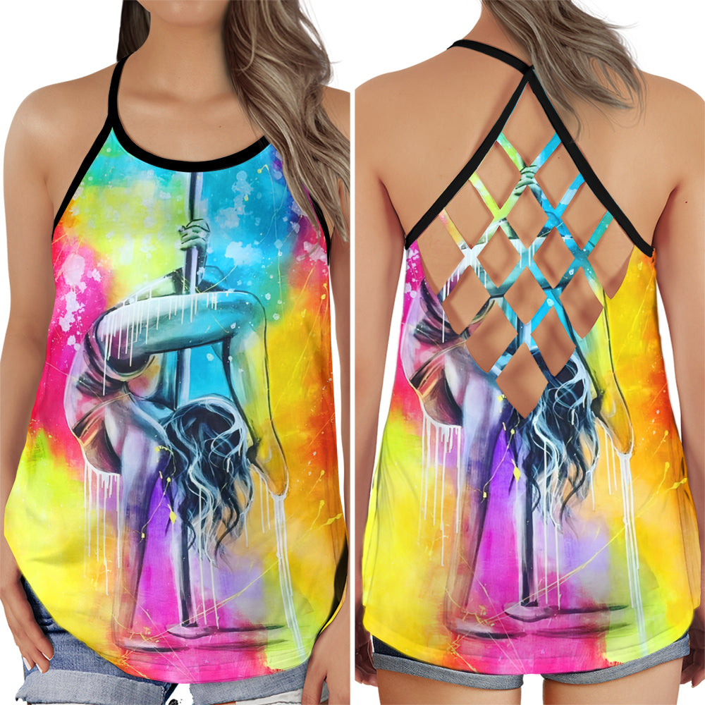 Pole Dance Colorful Soul Energy - Hollow Tank Top