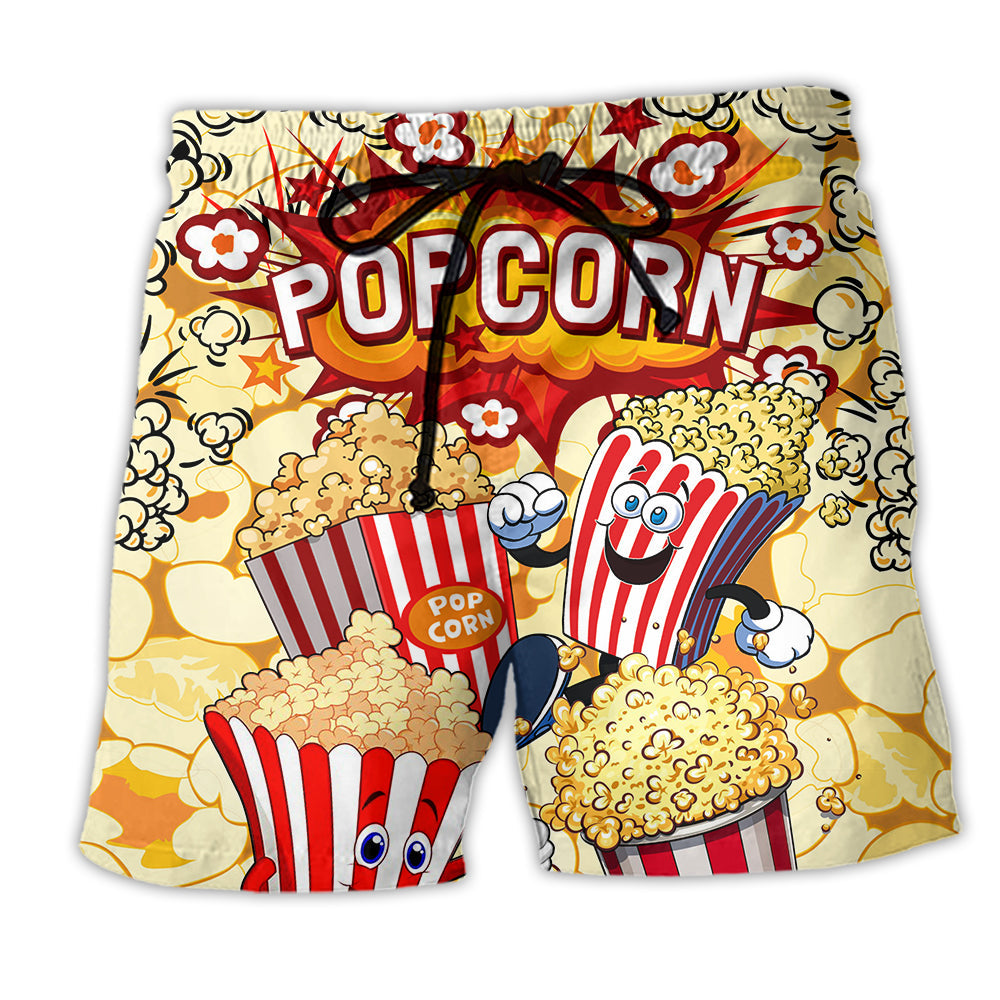 Popcorn Always The Answer - Beach Short