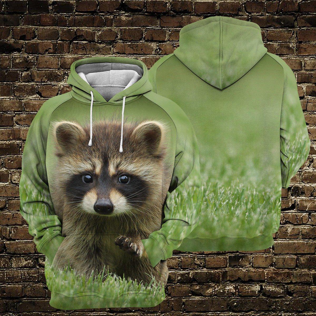 Raccoon Peace Limited Art – 3D Hoodie