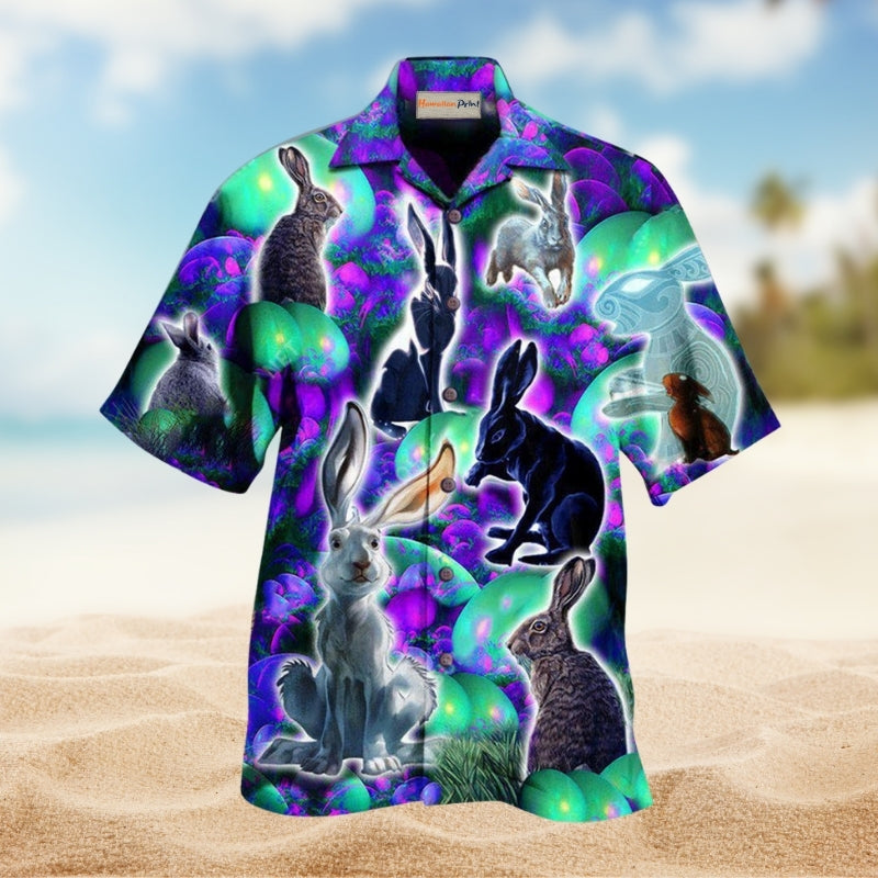 Rabbit Get Egg Cited For Easter Edition – Hawaiian Shirt
