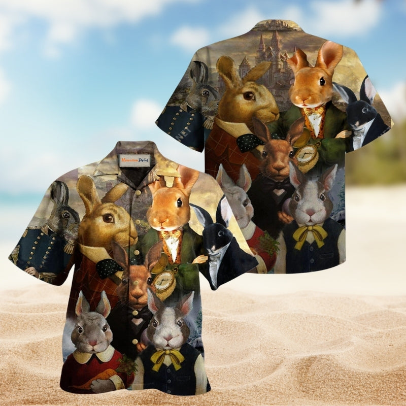 Rabbits Down The Rabbit Hole Edition – Hawaiian Shirt