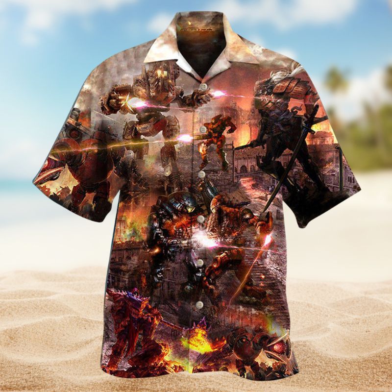 Robot Battle Field Edition – Hawaiian Shirt