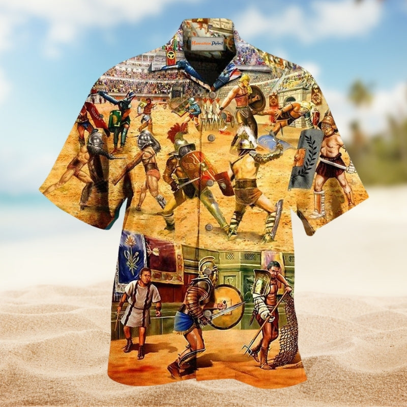 Rome Be A Warrior Not A Worrier Limited Edition – Hawaiian Shirt