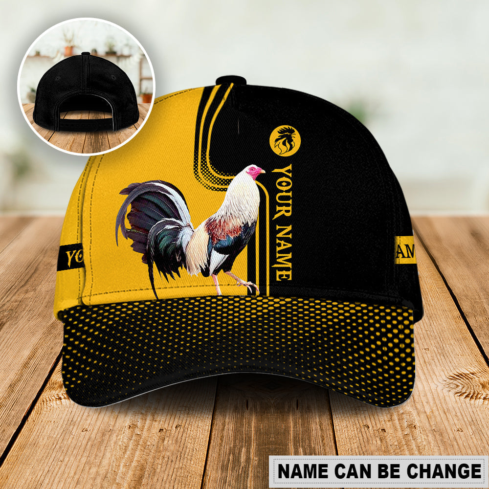 Rooster Yellow Lover Personalized – Classic Cap