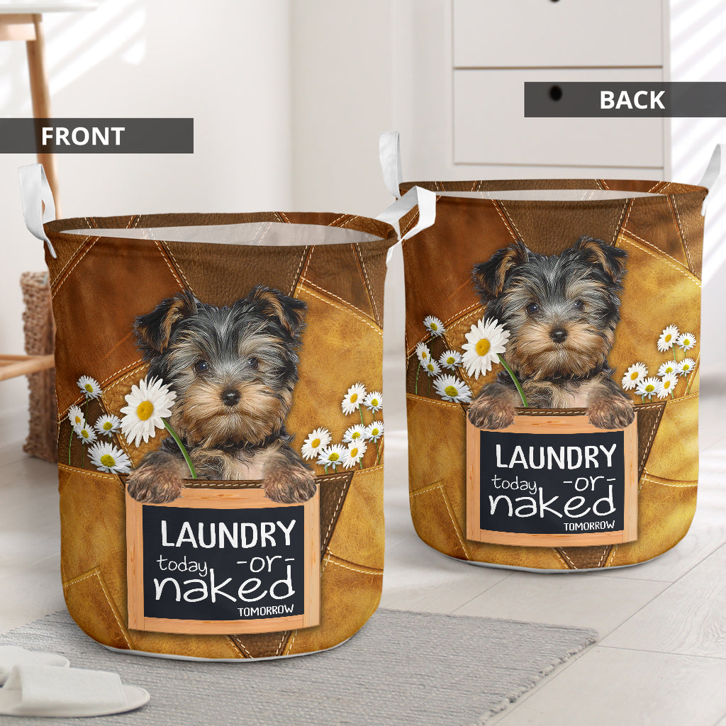 Yorkshire terrier today - Laundry basket-Owls Matrix