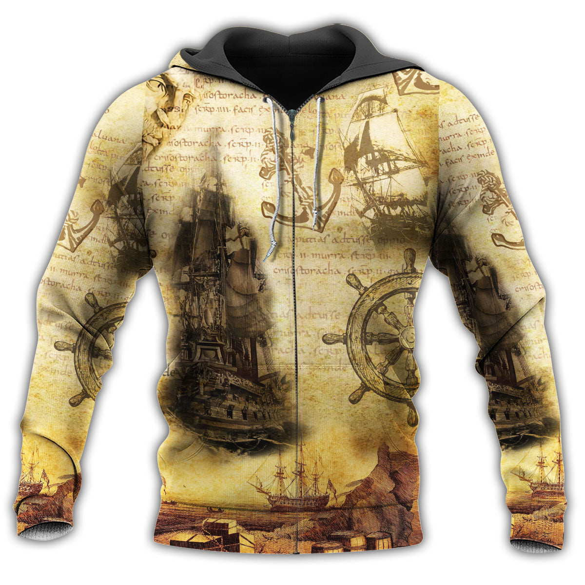 Sailing Ship Find Your Soul Art – 3D Hoodie