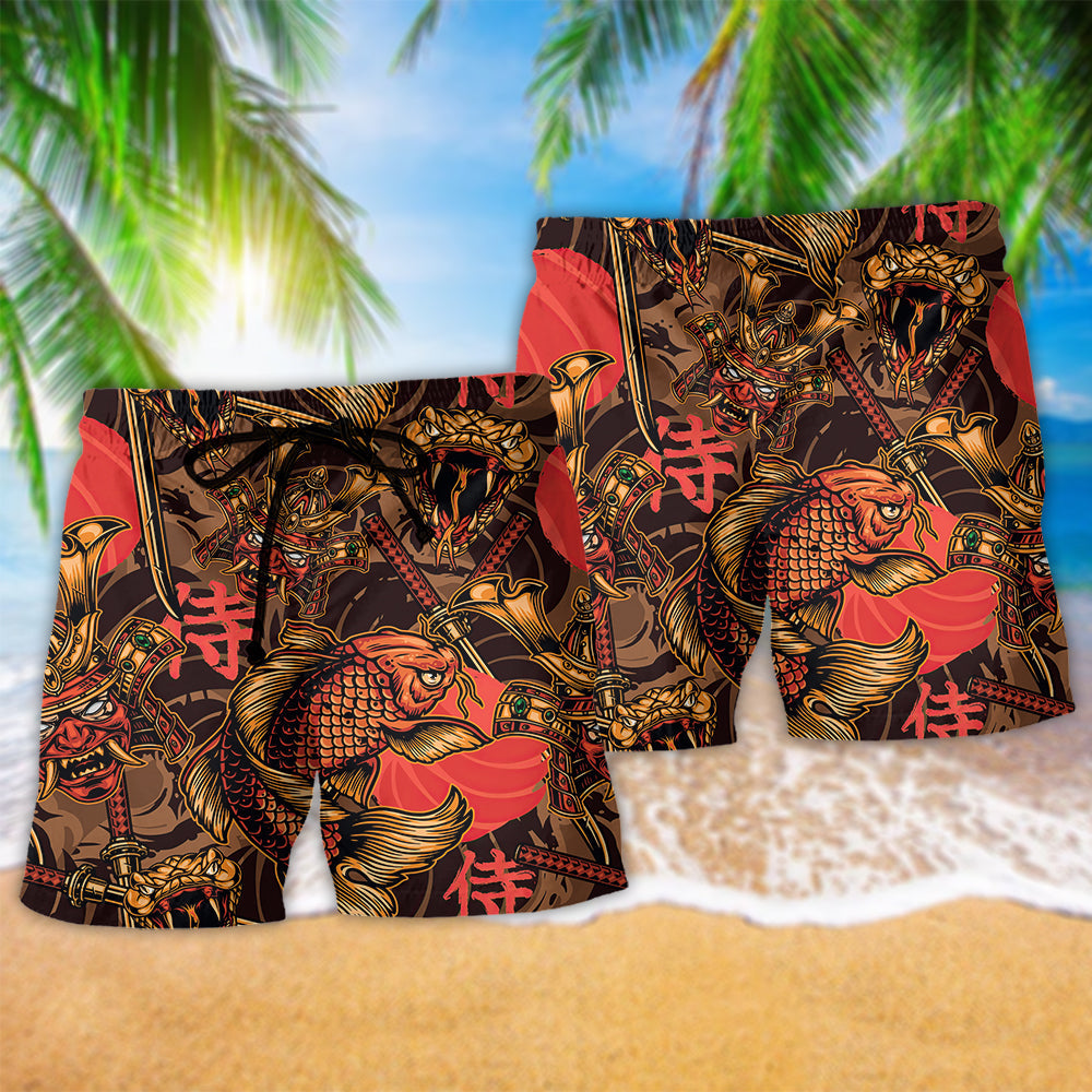 Samurai Japan Red Art – Beach Short