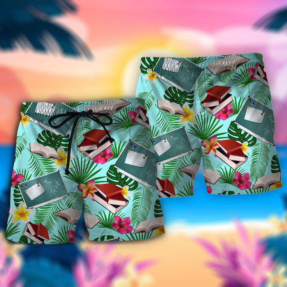 Welcome Back To School Theme - Beach Short
