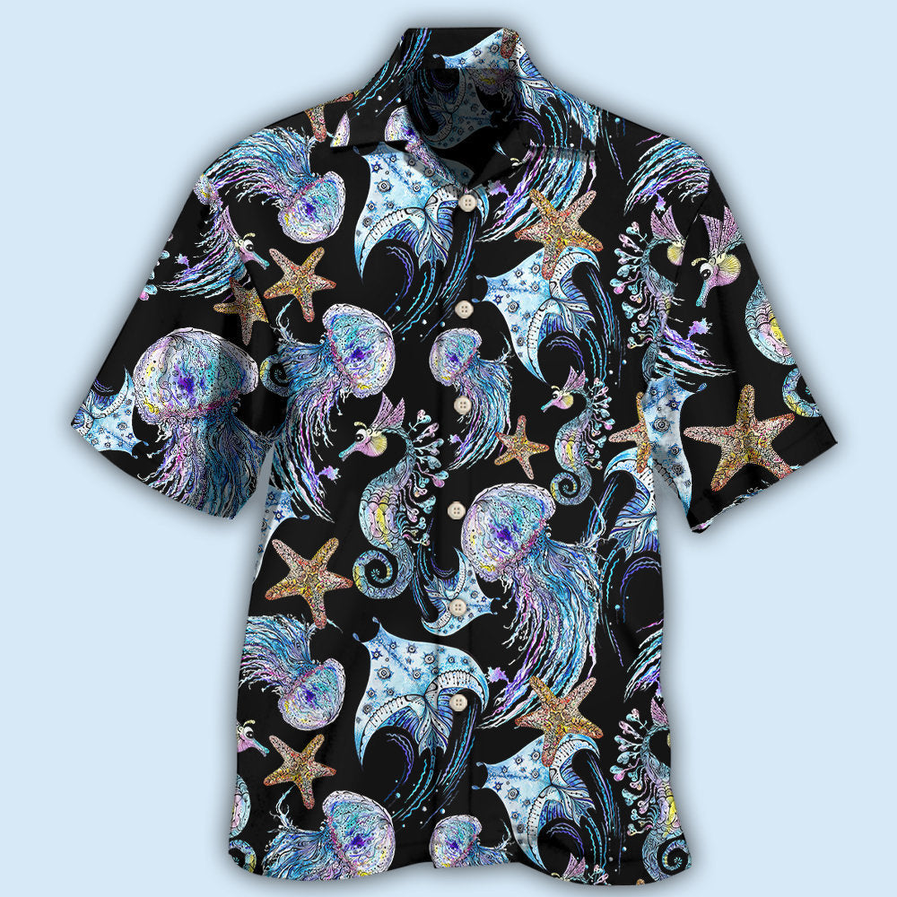 Sea Animals Ocean Style – Hawaiian Shirt