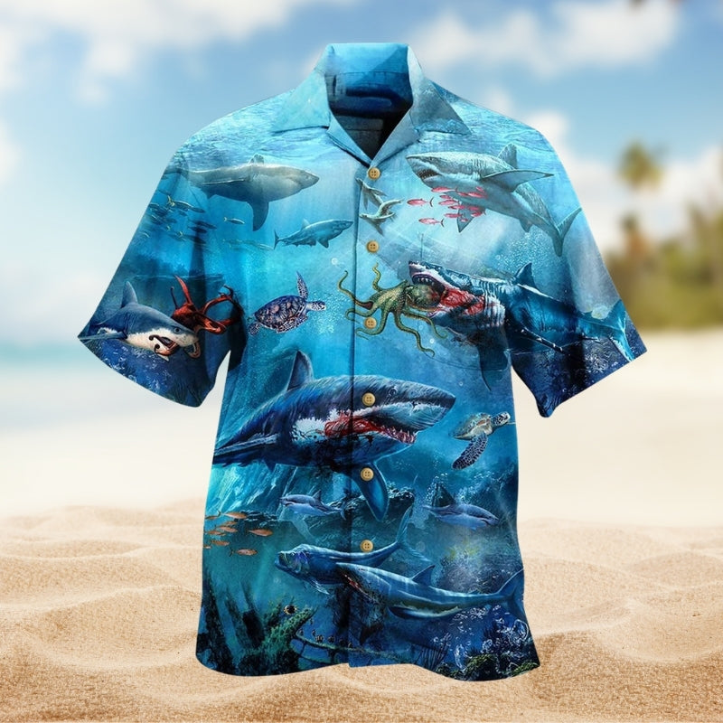 Sharks Bold Hunter Style Limited Edition – Hawaiian Shirt