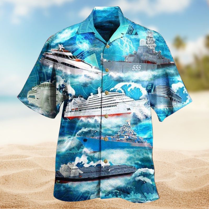 Ship Over Sea Edition – Hawaiian Shirt