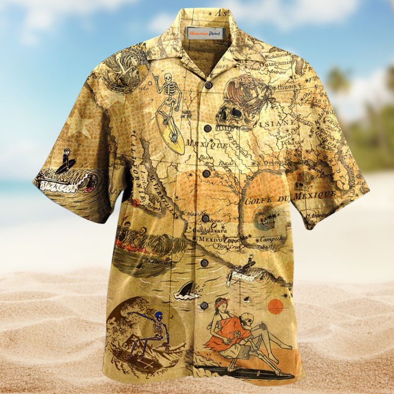 Skeleton Surfing Edition – Hawaiian Shirt