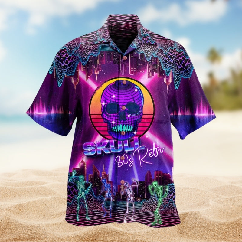 Skull 80s Retro Limited Edition – Hawaiian Shirt