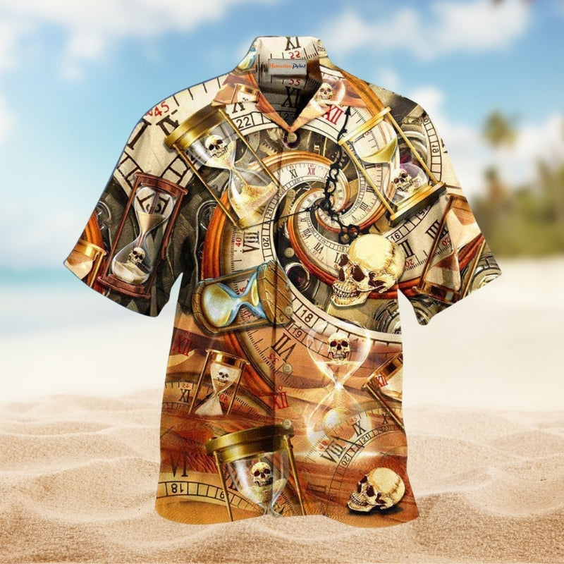 Skull All Knows Value Of Time Limited Edition – Hawaiian Shirt
