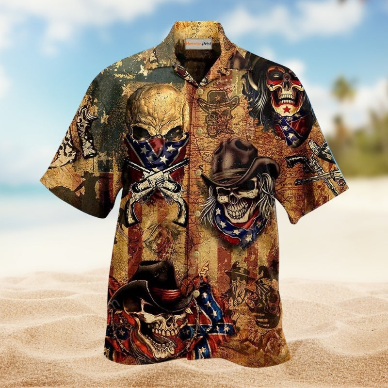 Skull Cowboy America Cool Style Limited Edition – Hawaiian Shirt