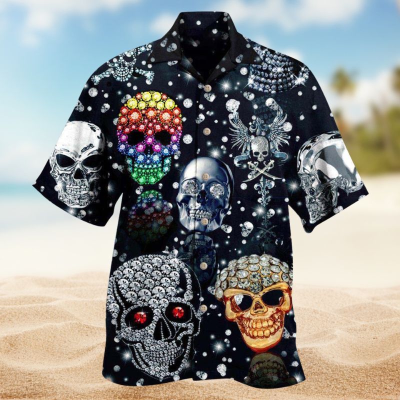 Skull Diamond Shine Edition – Hawaiian Shirt