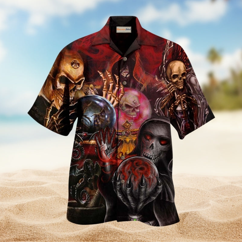 Skull Hello Darkness Limited Edition – Hawaiian Shirt