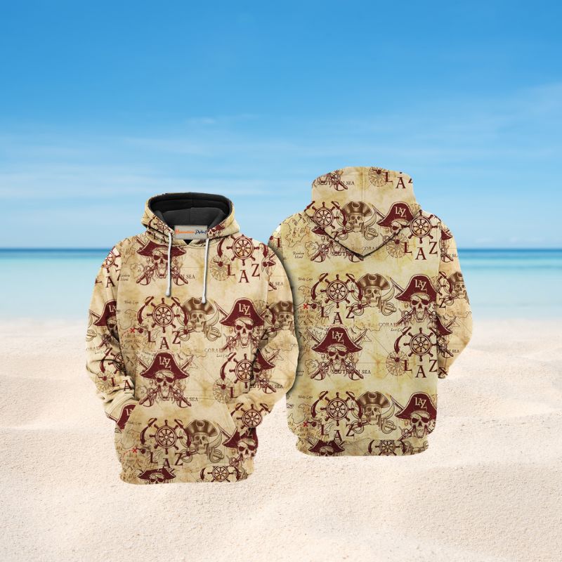 Skull Pirate Style Art – 3D Hoodie2