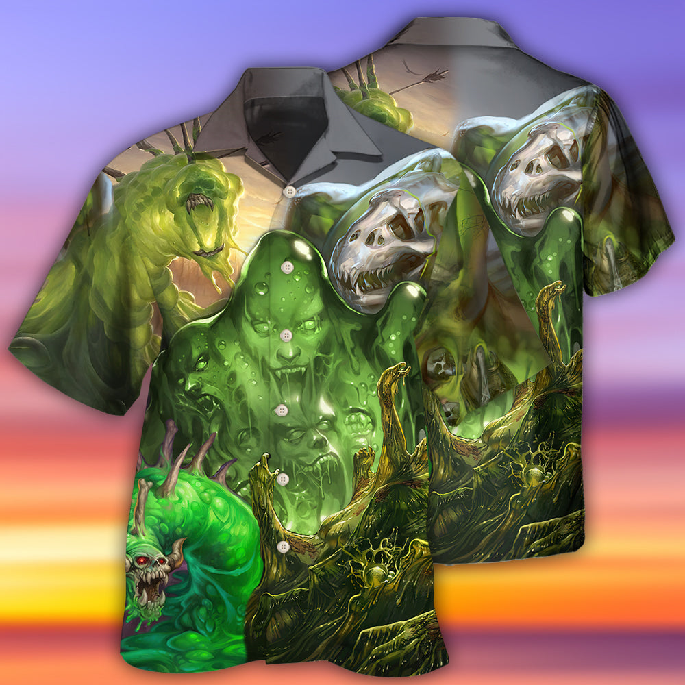 Slime Monster Scary Fantasy Art - Hawaiian Shirt