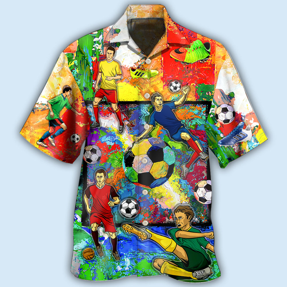 Soccer Colorful Style – Hawaiian Shirt