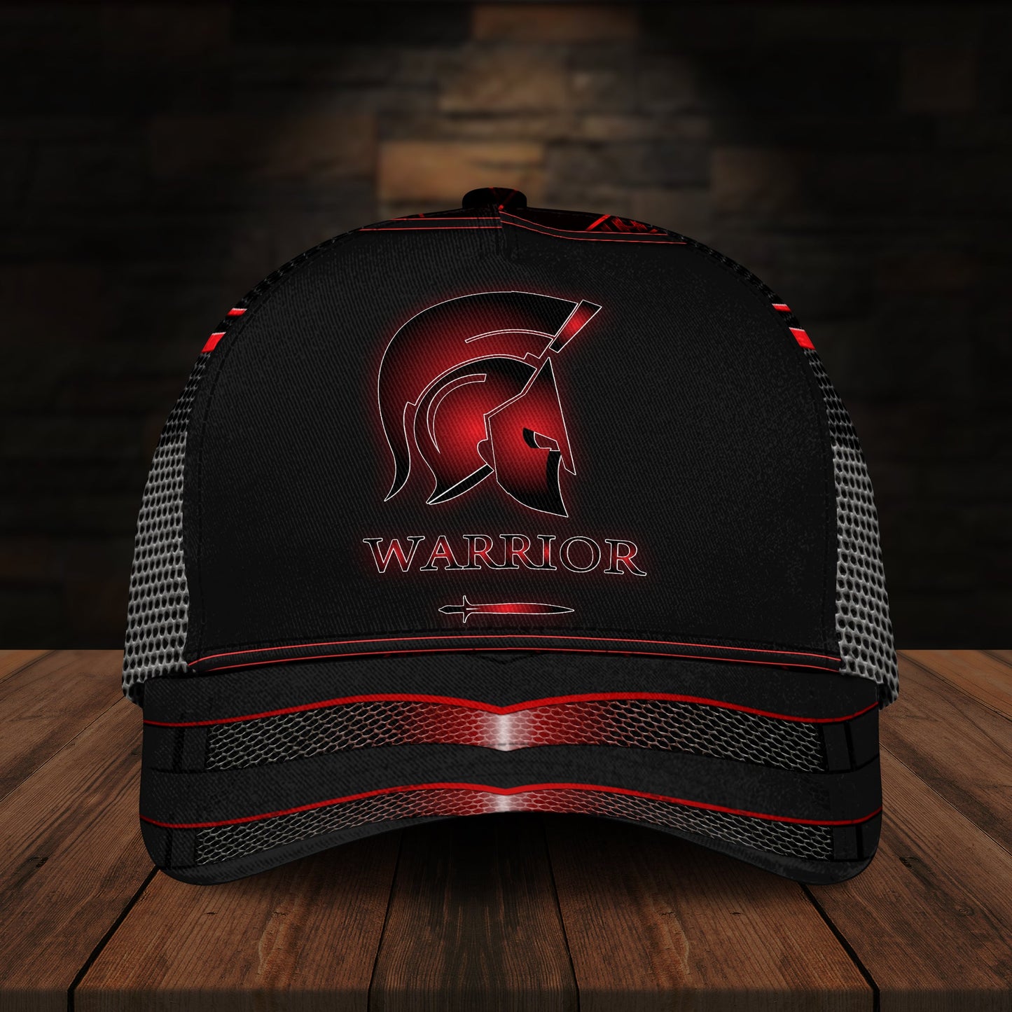 Spartan Warrior Black Red Vibes – Classic Cap