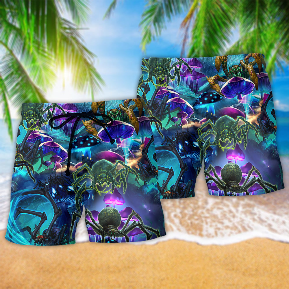 Magical Spider Fantasy Art – Beach Short