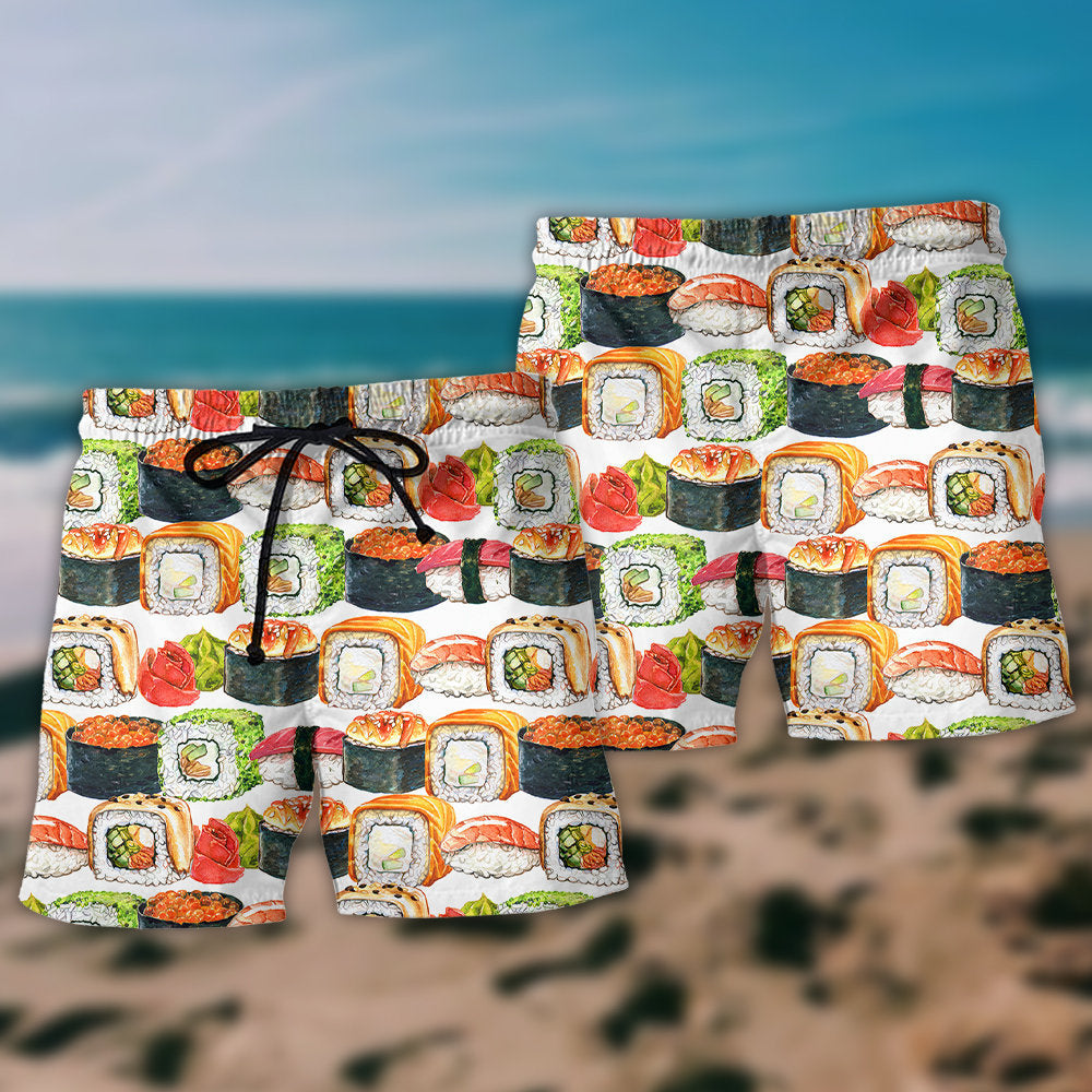 Sushi Lover Simple Food – Beach Short