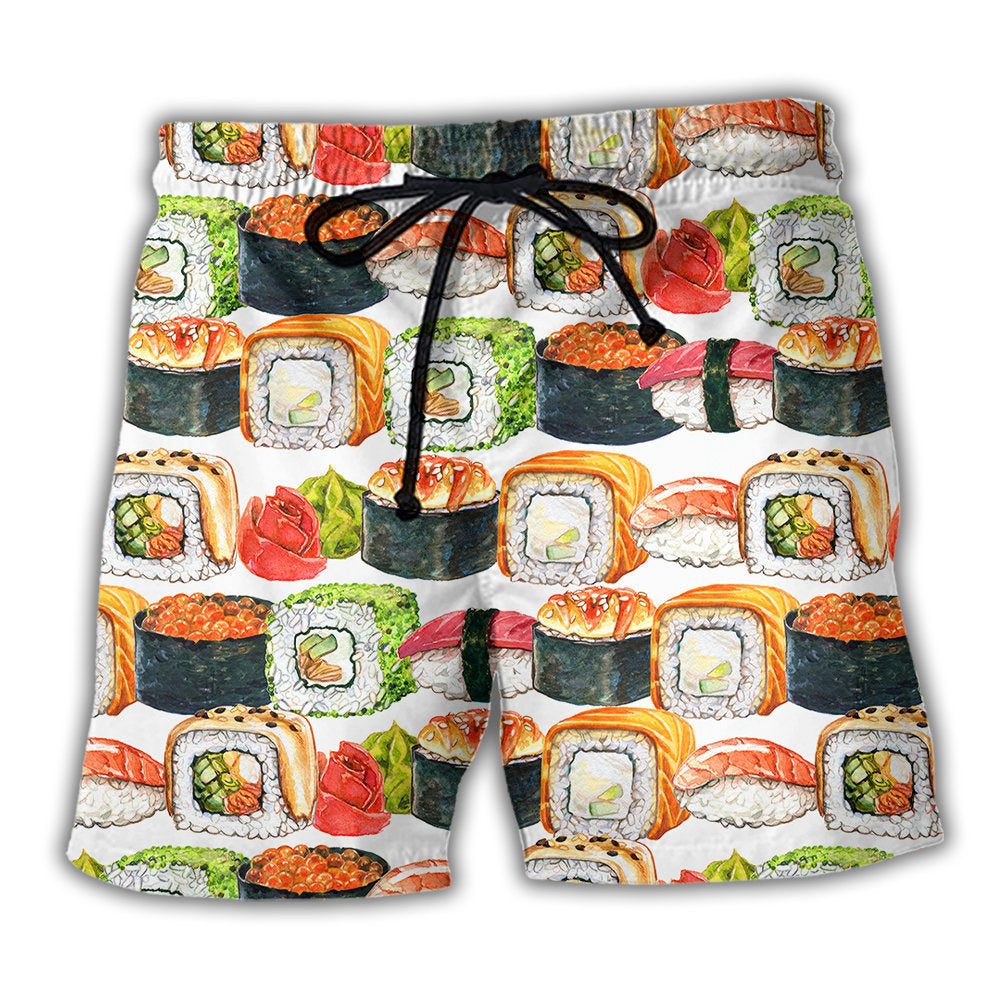Sushi Lover Simple Food – Beach Short