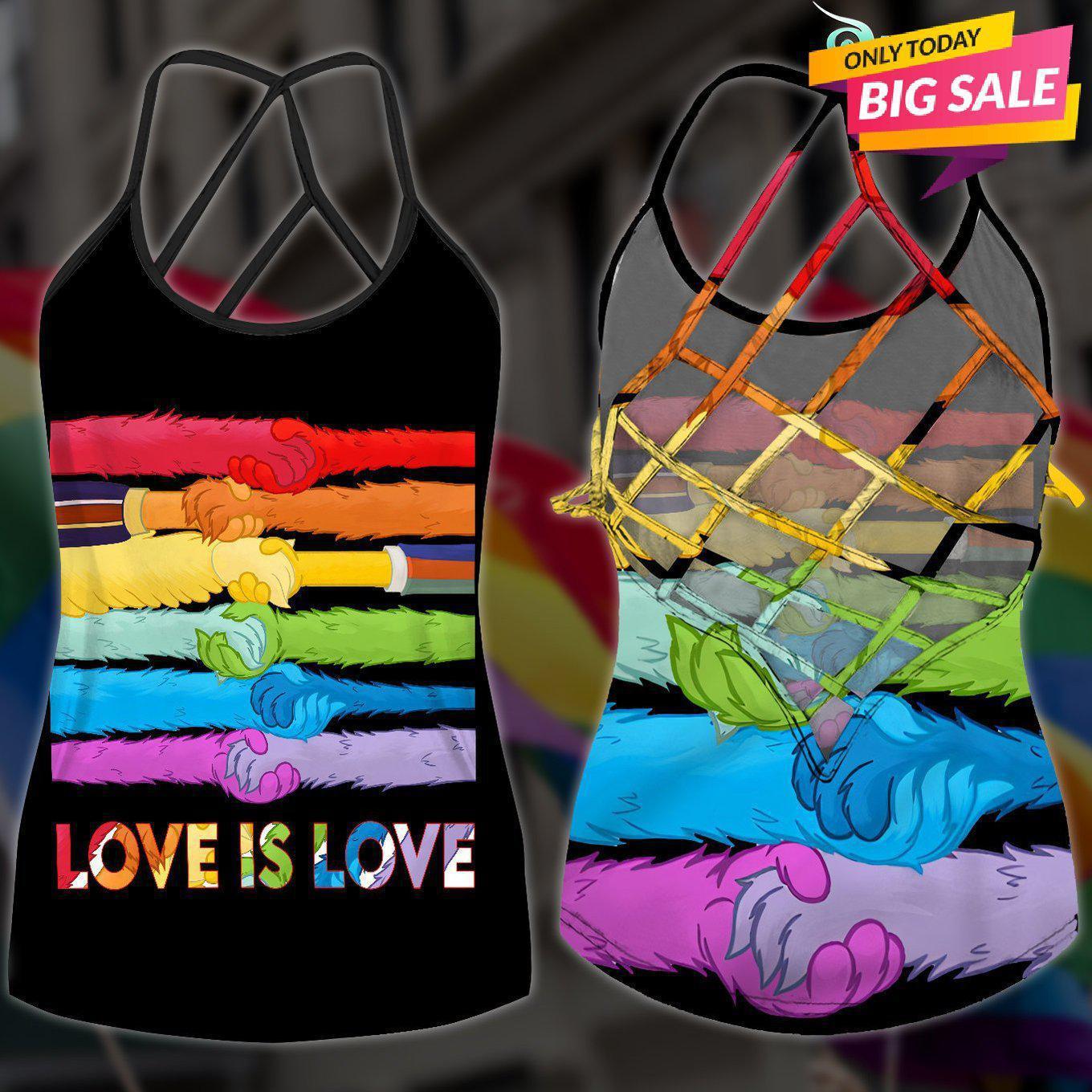LGBT Love Limited Edition 8 Pride – Hollow Tank Top