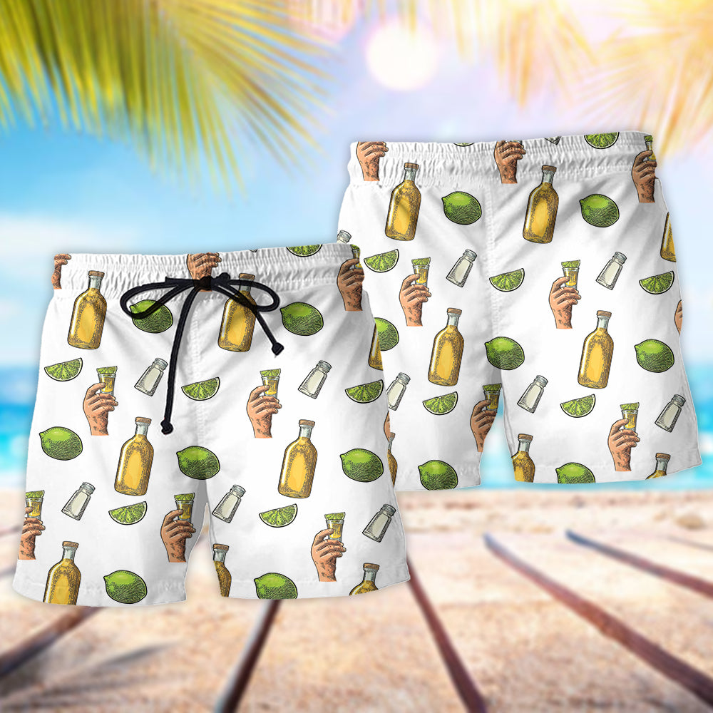 Tequila Therapy Funny Quote – Beach Short