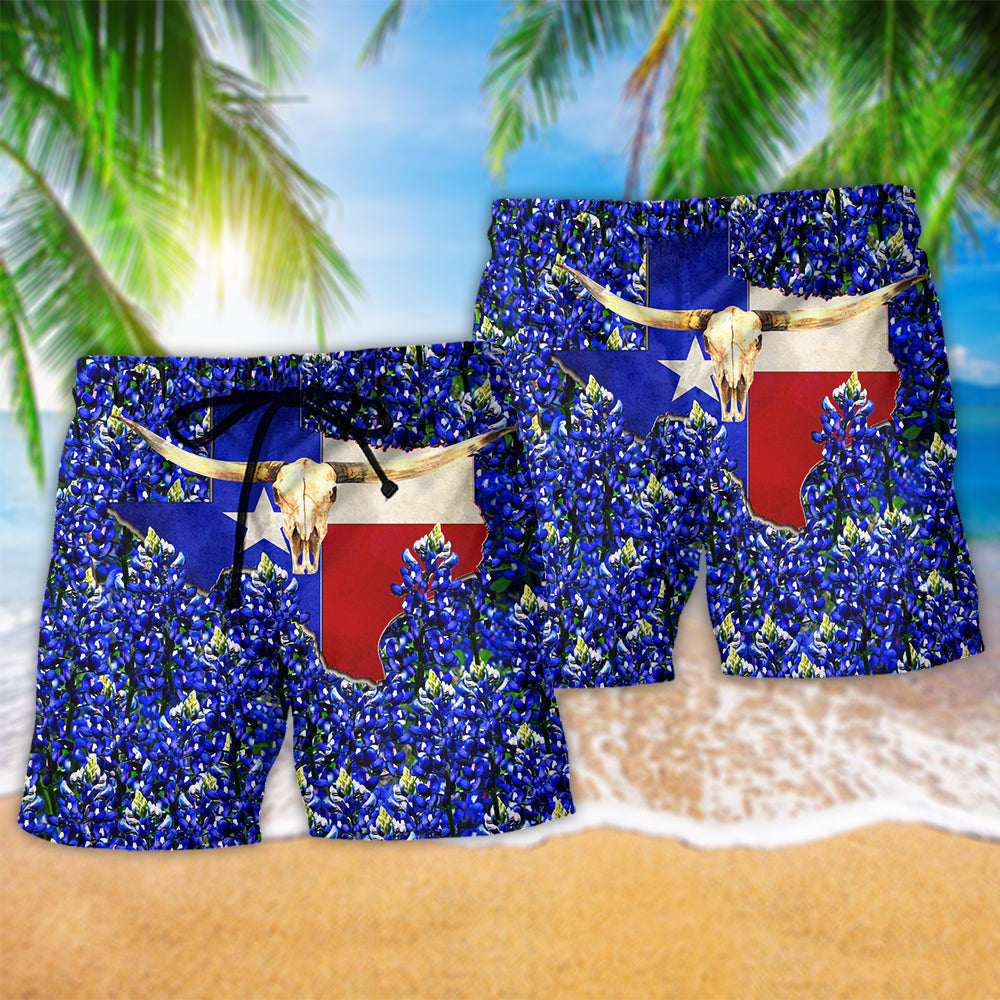 Texas Bluebonnet Forever – Beach Short