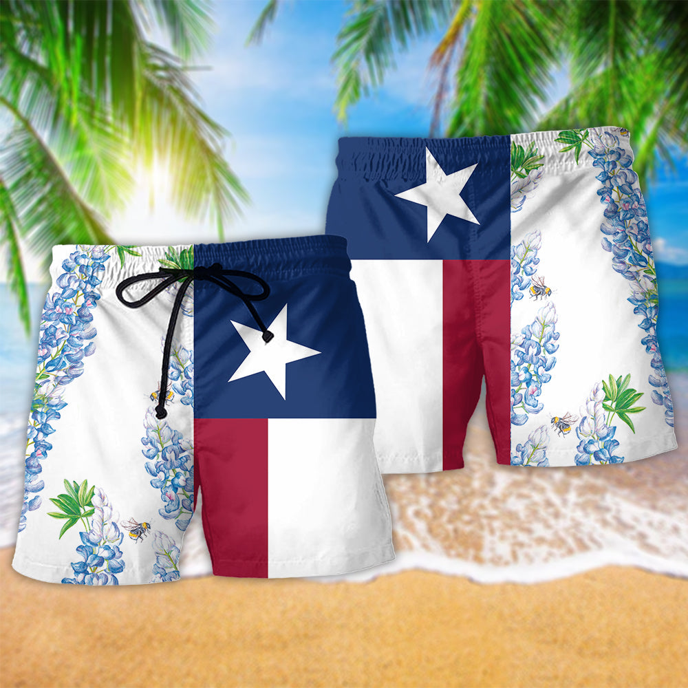 Texas Peace Floral Lifestyle - Beach Short