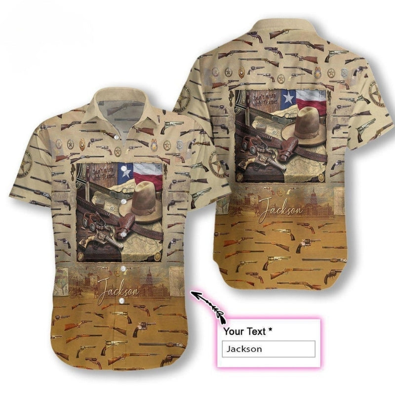 Texas Peace Life Style Limited Custom Name 28 – Hawaiian Shirt