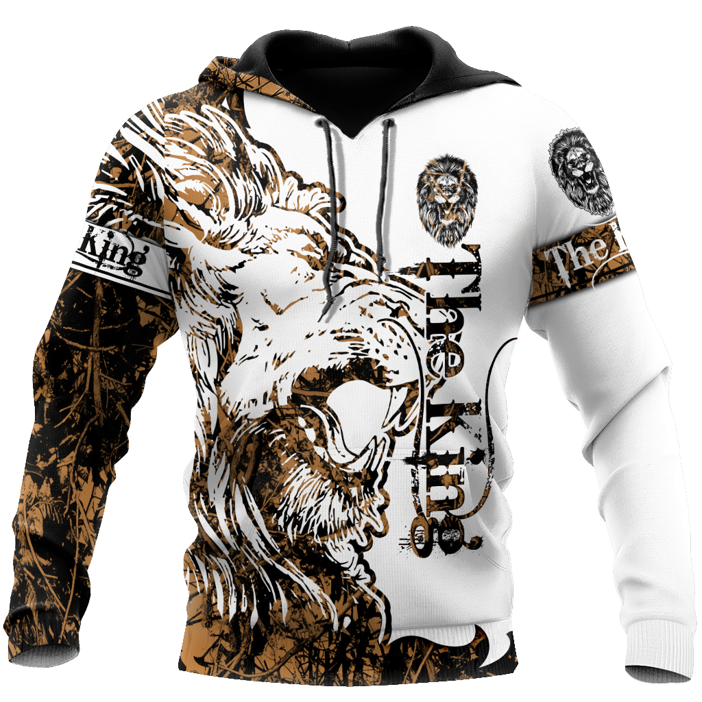 Alpha King Lion Tattoo Art – 3D Hoodie