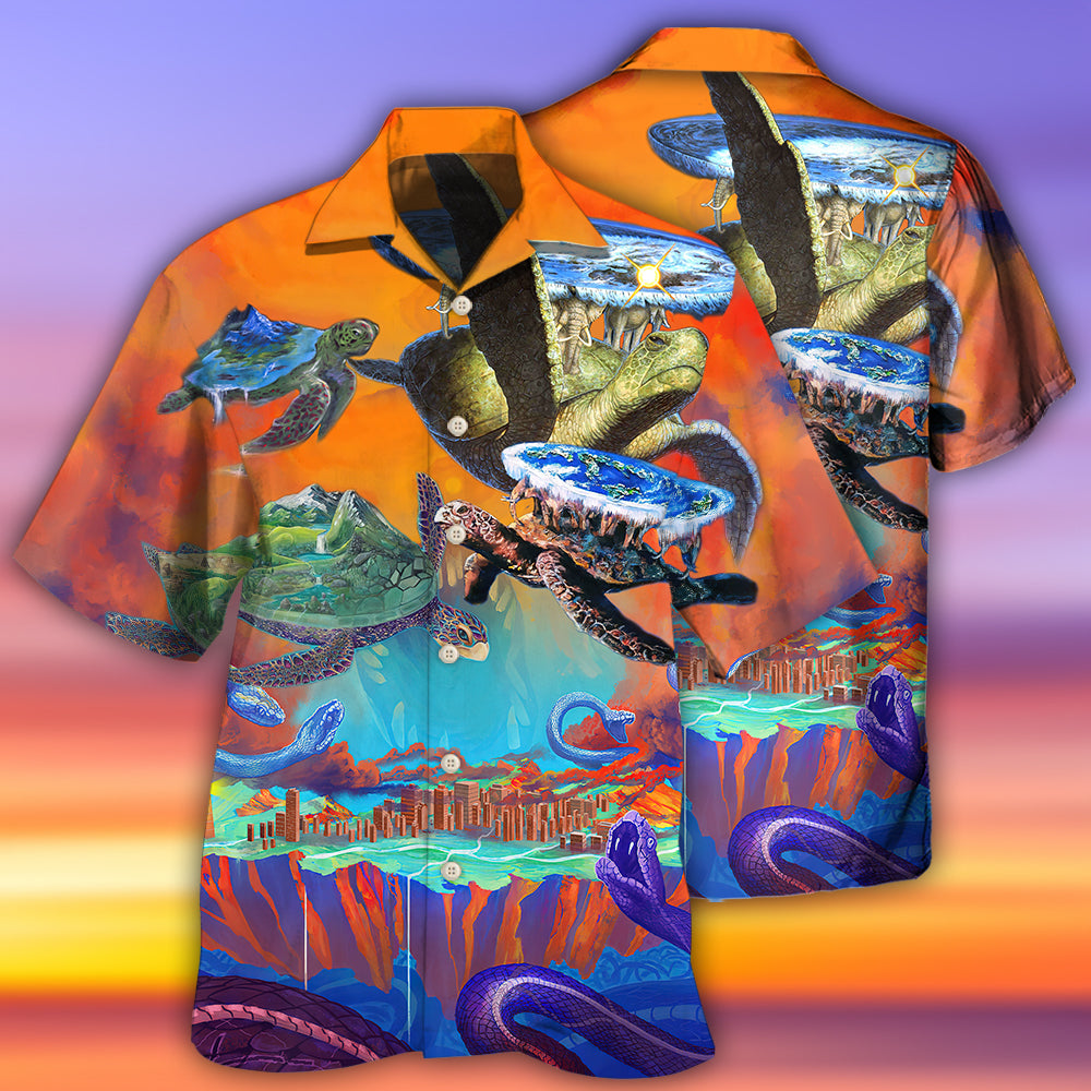 Turtle Cosmic Myth Art - Hawaiian Shirt