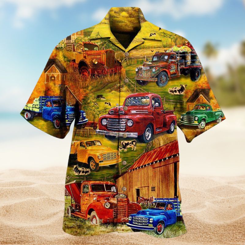 Truck Road Trip Pickup Edition – Hawaiian Shirt