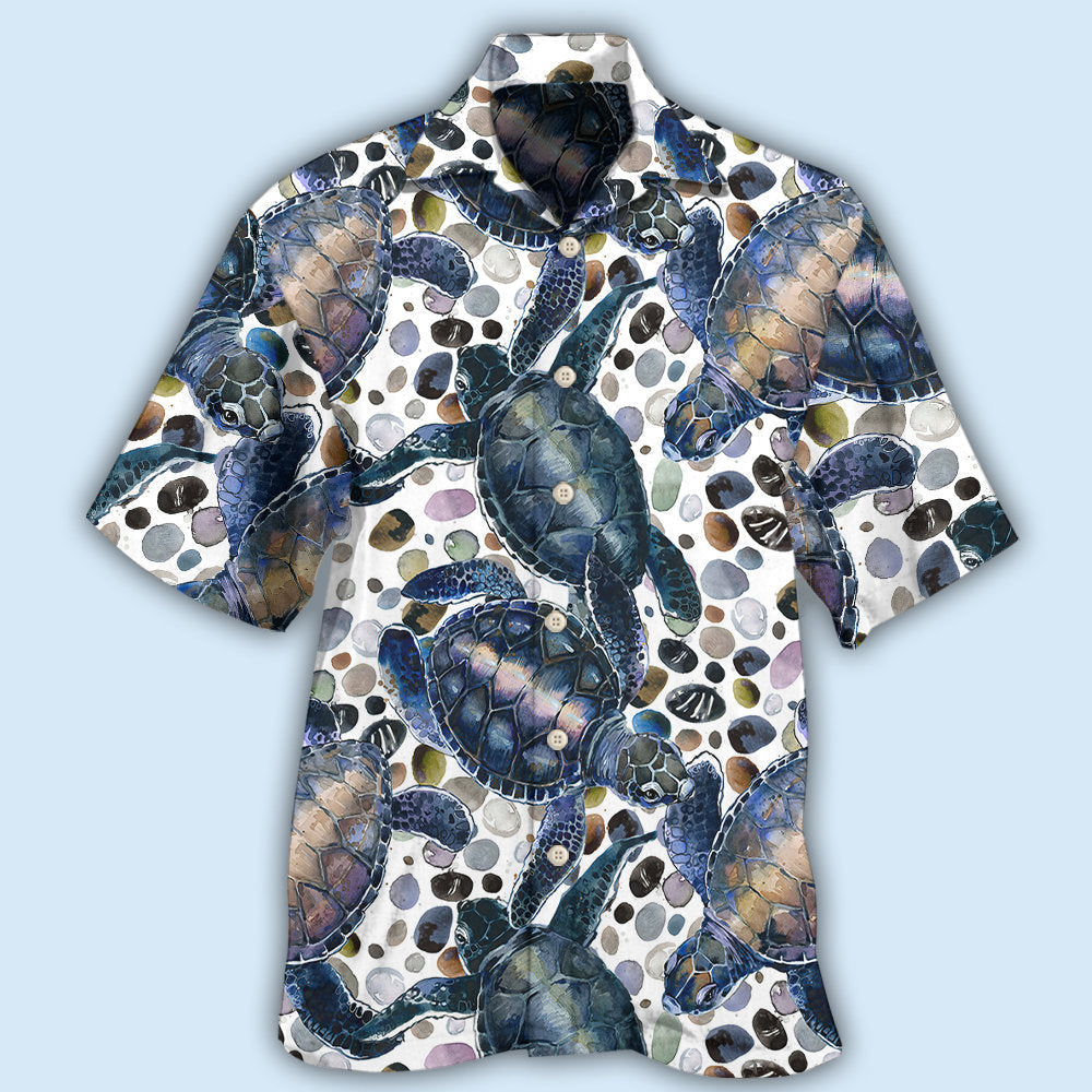 Turtle Art Style Pattern – Hawaiian Shirt