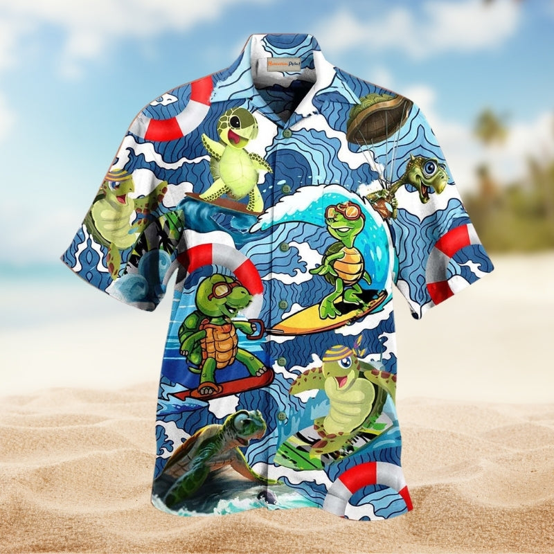 Turtle Surf Happy Style Limited Edition – Hawaiian Shirt