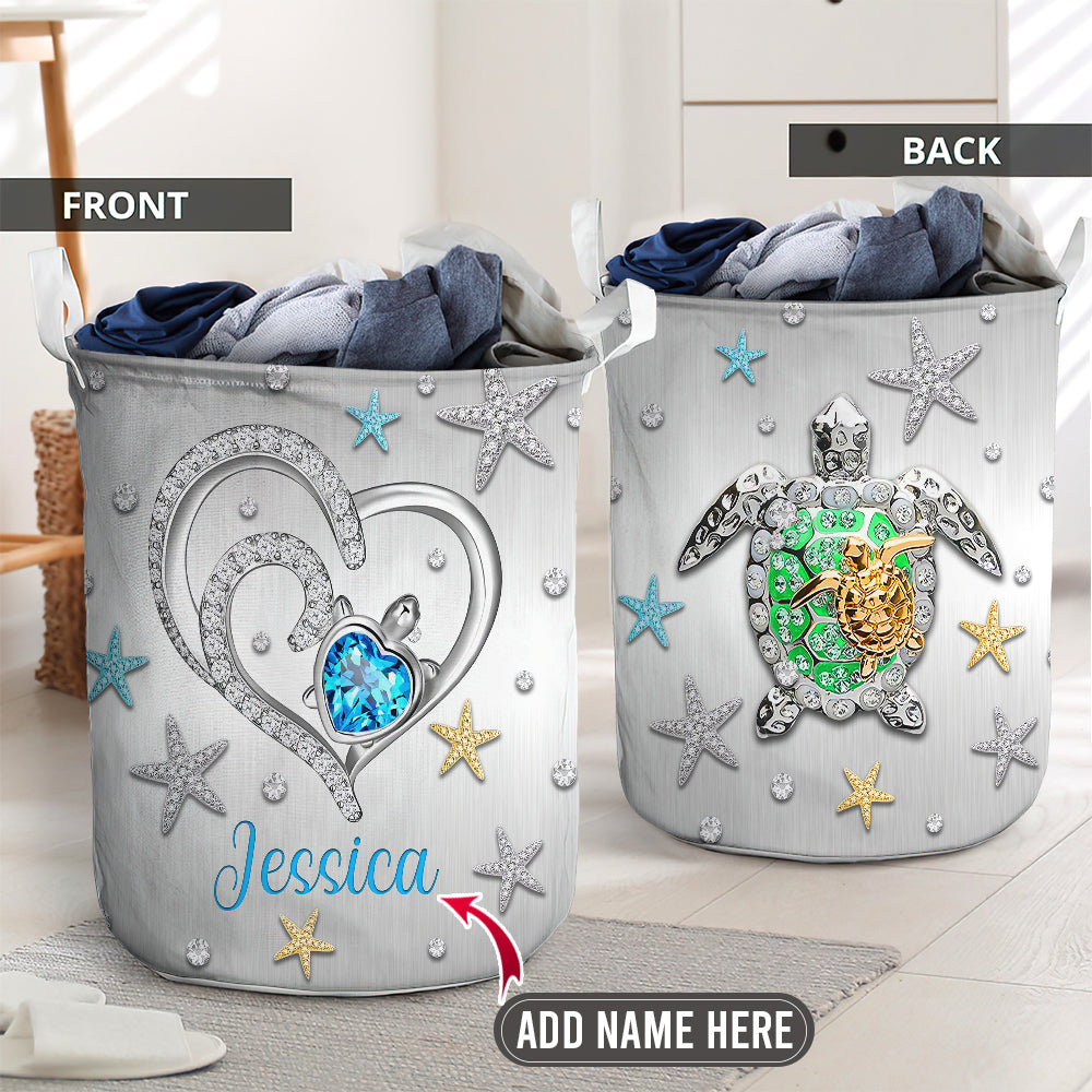 Turtle advice cool style personalized - Laundry basket - LAUB10TNH230222-Owls Matrix
